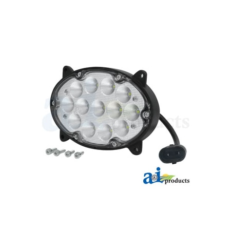 A & I Products Worklamp, LED, Flood, Oval 0" x0" x0" A-WL1360